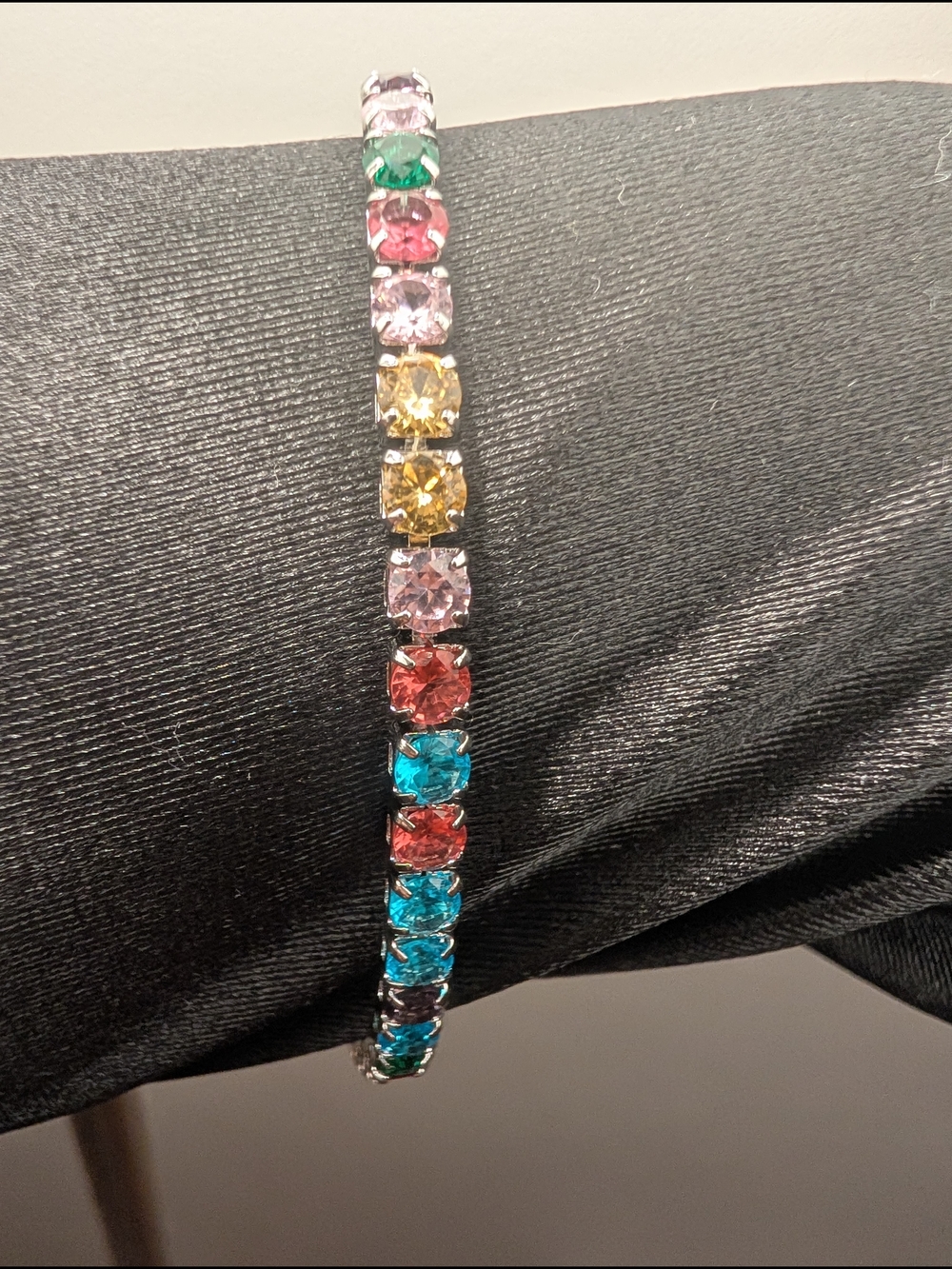 FLASH SALE!!! 7" Moissanite and Silver Tennis Bracelet